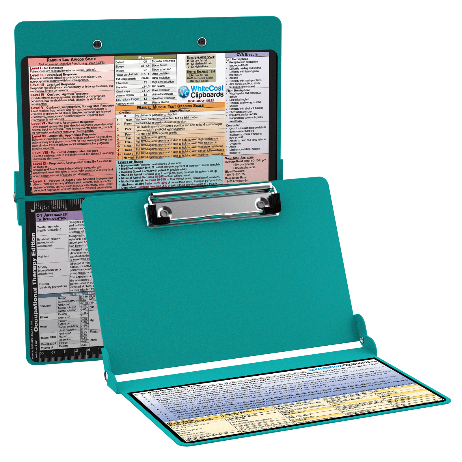WhiteCoat Clipboard - TEAL - Occupational Therapy Edition